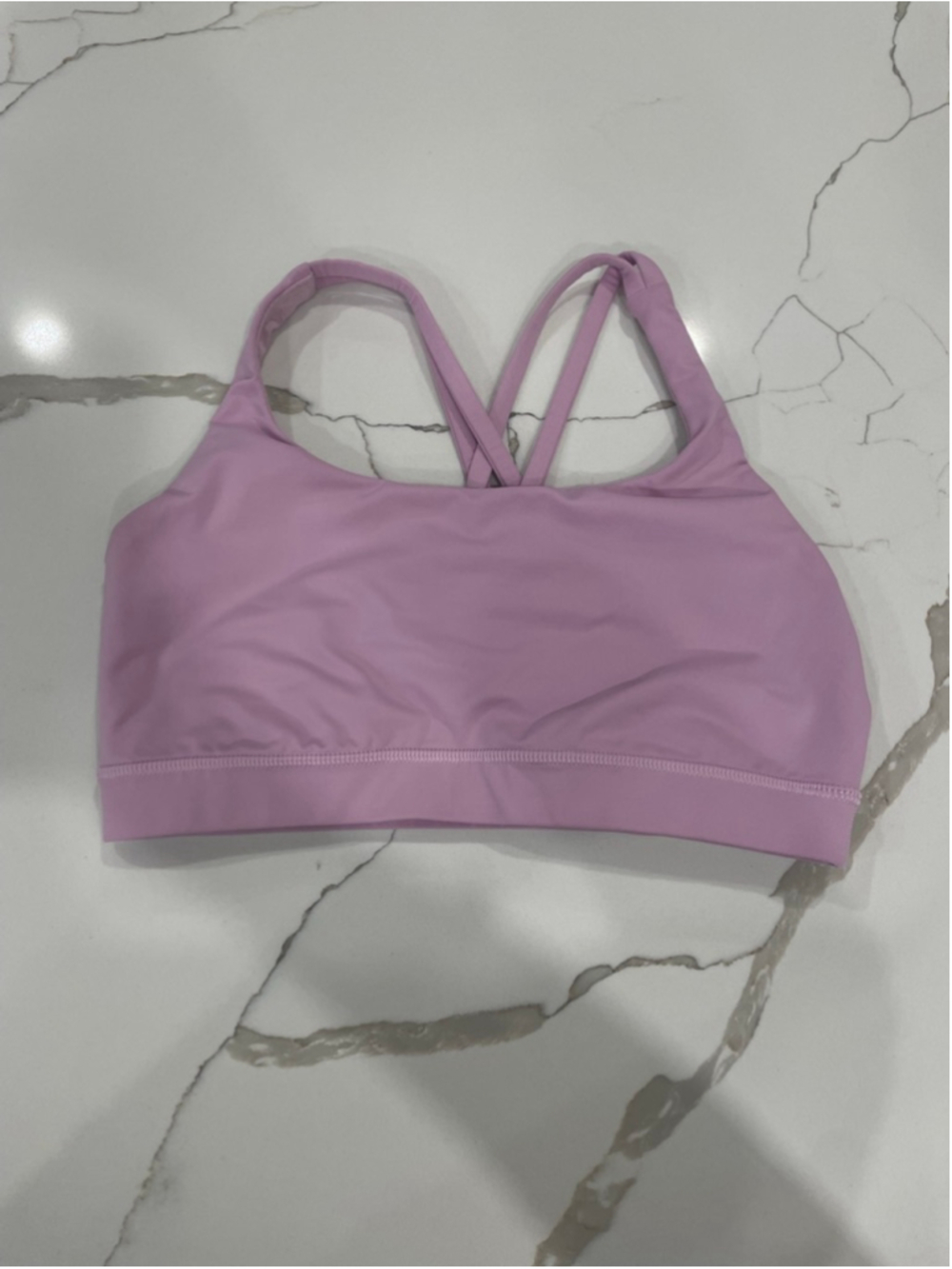 Lululemon Purple Energy Sports Bra Size 8 Yoga Workout Athletic